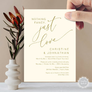 Invitation Rien de Fantaisie, Juste de l'Amour, Dîner de Mari