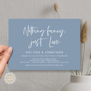Invitation Rien de fantaisiste, juste de l'amour, fête de mar
