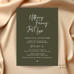 Invitation Rien de Fantaisiste, Juste de l'Amour, Mariage Min