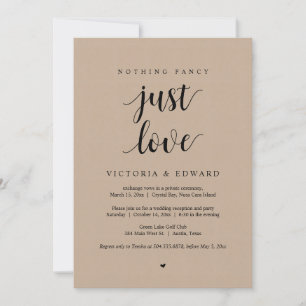 Invitation Rien de fantaisiste, juste de l'amour, Noir, Fête