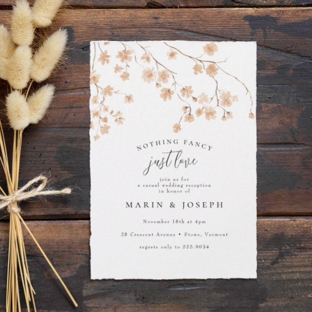 Invitation Rien de Fantastique Juste Amour Réception de Maria (Créateur téléchargé)