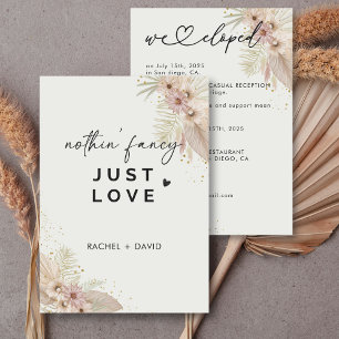 Invitation Rien de Fantastique Juste de l'Amour Nous Nous Som