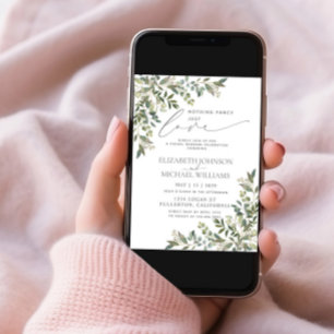 Invitation Rien de Fantastique Juste l'Amour Eucalyptus Maria