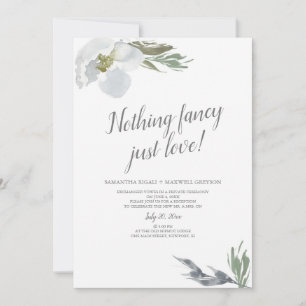 Invitation Rien de Fantastique Juste Lo Fleurs Aquarelles Coo
