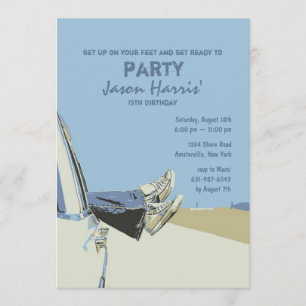 Invitation Rien que de laisser tomber l'invitation