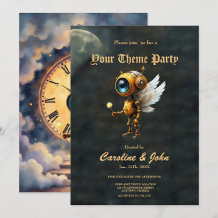 Invitation Robby le Gardien du Temps ailé – Série Les Ailes d