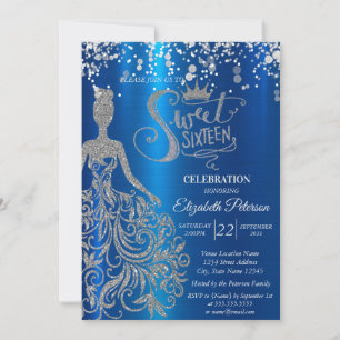 Invitation Robe d'argent, Tiara, Doux 16