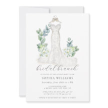 Robe de mariée Élégante Verdure Brunch de mariage