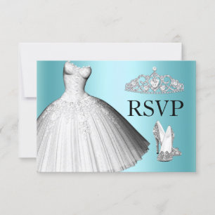 Invitation Robe Parties scintillant étincelante & talons Quin