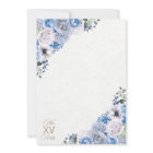 Robe princesse bleue & Bottes Quinceañera