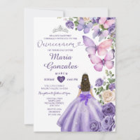 Robe princesse papillon pourpre Robe florale Quinc