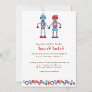 Invitation Robot Love Mariage v.2
