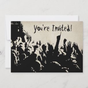 Invitation Roche affligée à l'invitation de concert