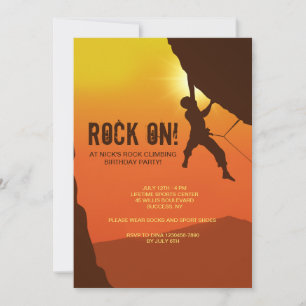 Invitation Rock Climber