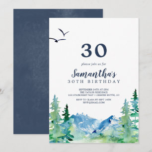 Invitation Rocky Mountain 30e anniversaire
