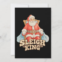 Roi du traîneau Père Noël Noël Vacances Saison de