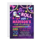 Roller Patins filles Rainbow Neon fête d'anniversa