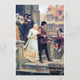 Invitation Romance Mariage médiévale