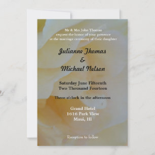Invitation Romantic Rose