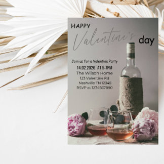 Invitation Romantic Valentine’s Day Party