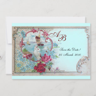 INVITATION ROMANTICA MONOGRAMME