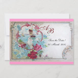 INVITATION ROMANTICA  MONOGRAMME