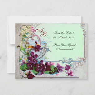 INVITATION ROMANTIQUE 4 MONOGRAMME 2