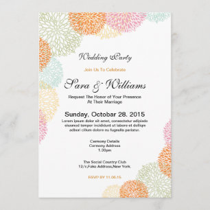 invitation romantique de noce