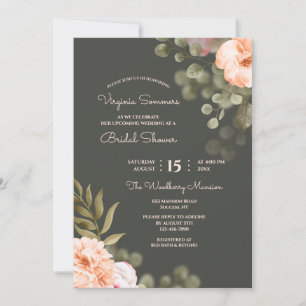 Invitation Romantique Floral Bridal
