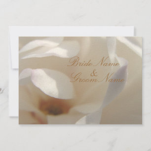 Invitation Romantique Ivory Magnolia 2 Mariage