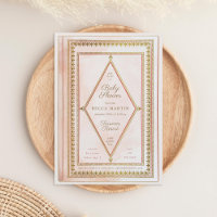 Romantique Livre d'antiquité Baby shower de Blush