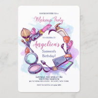 Invitation ronde maquillage