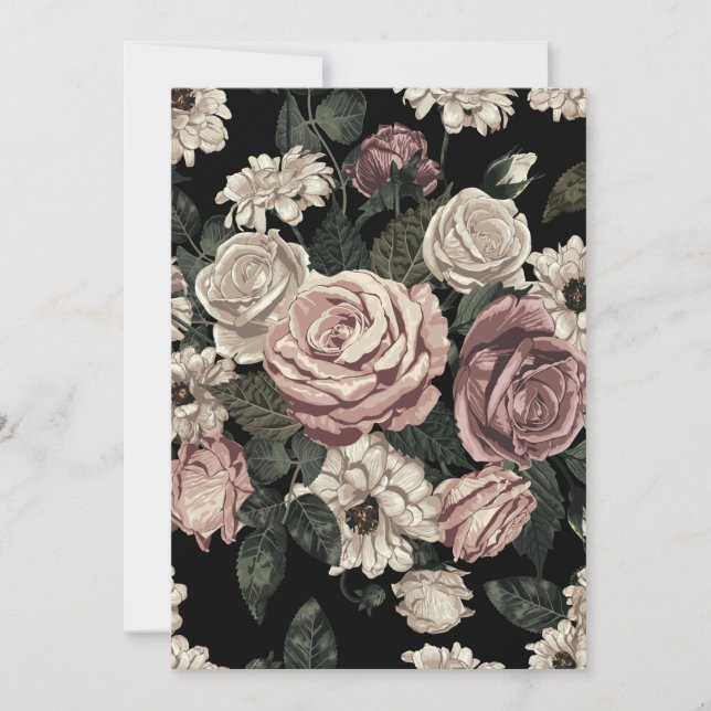 Invitation rose (Devant)