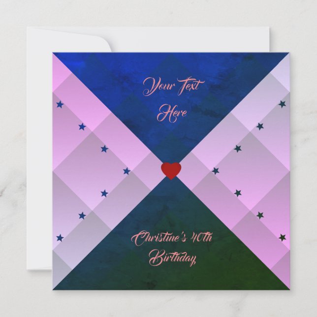 Invitation Rose (Devant)