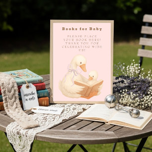 Invitation Rose A Silly Goose Livres pour Bébé Signe