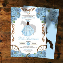 Rose bleu clair Charra Quinceanera