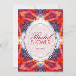 Invitation Rose Corail Violet Lumière Angélique Enterrement d