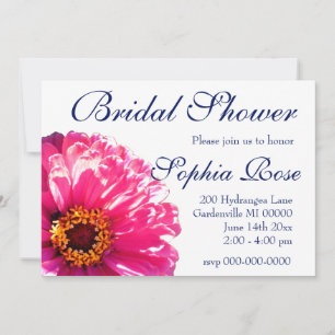 Invitation Rose Daisy - douche nuptiale