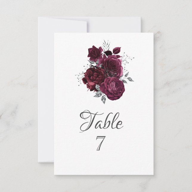 Invitation Rose de Bourgogne (Devant)