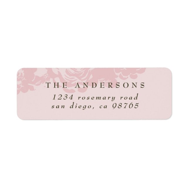 Invitation rose Gold Blooms Foil (Devant)