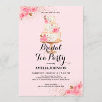 Rose Gold Cake Tea Party