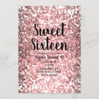 Rose Gold Éclairage Parties scintillant Sparkly Sw