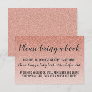 Invitation Rose Gold Faux Parties scintillant Baby shower App