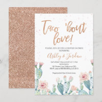 Rose Gold Taco ''bout Love Couple Shower