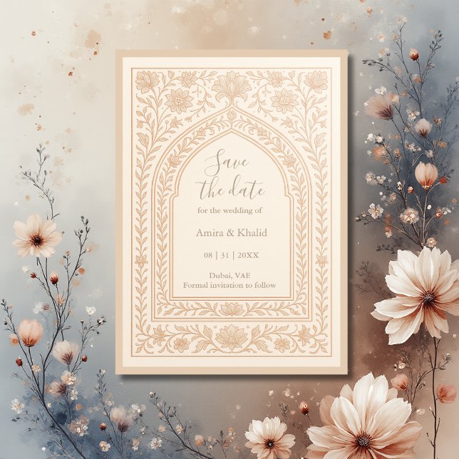 Invitation Rose ivoirien Gold mariage arche arabe enregistrer (Créateur téléchargé)