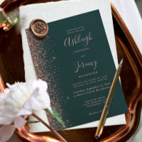 Rose moderne Parties scintillant or Edge Mariage v