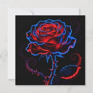 Invitation Rose Néon