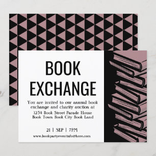 Invitation Rose noir Dusty Exchange