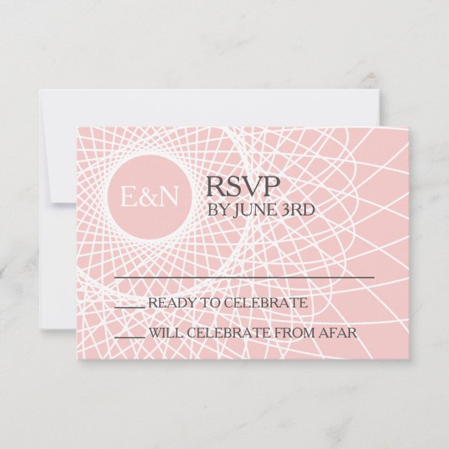 Invitation Rose Quartz Dreamcatcher do-it-yourself mariage RS (Devant)