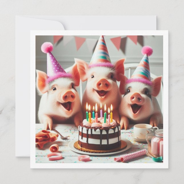 Invitation Rose ! Rose ! Appel à tous les animaux de fête, in (Devant)